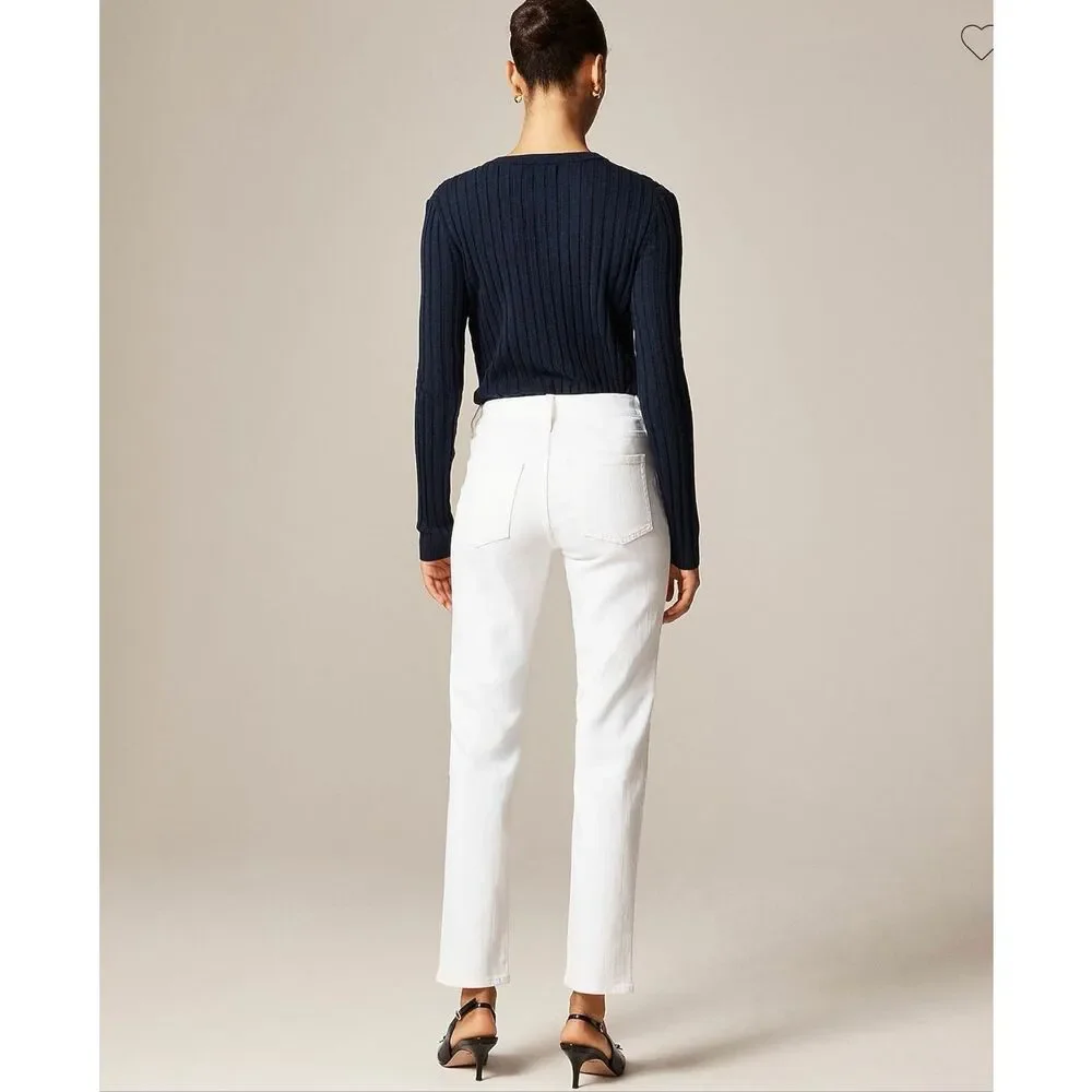 J. Crew Slim Jean in White NWT Size 31
